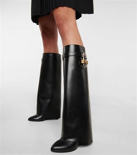 givenchy shark boots lock|second hand givenchy shark boots.